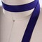 3 Yards Dark Purple Fold Over Elastic 5/8" Shiny Trim for Hairbands & Sewing